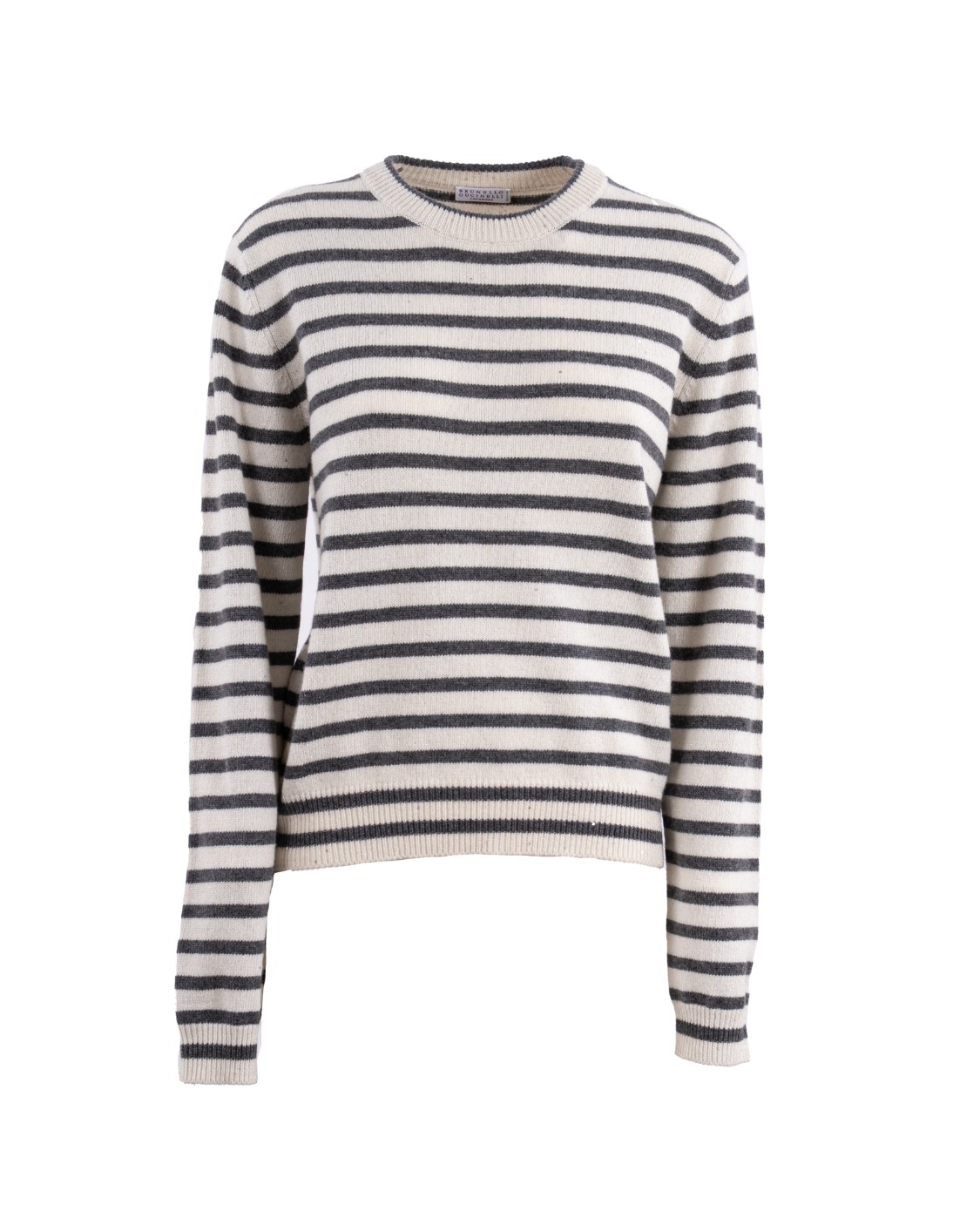 shop BRUNELLO CUCINELLI  Maglia: Brunello cucinelli maglia sparkling.
Girocollo.
Maniche lunghe.
Composizione: 47% Cashmere, 47% Lana.
Made in Italy.. MBM758010-CUY42 number 5622867